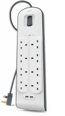 Belkin surge protector White 8 AC outlet(s) 2 m - GoDiscount