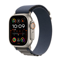 Thumbnail for Apple Watch Ultra 2 GPS + Cellular, 49mm Titanium Case w/ Blue Alpine Loop - Medium APPLE