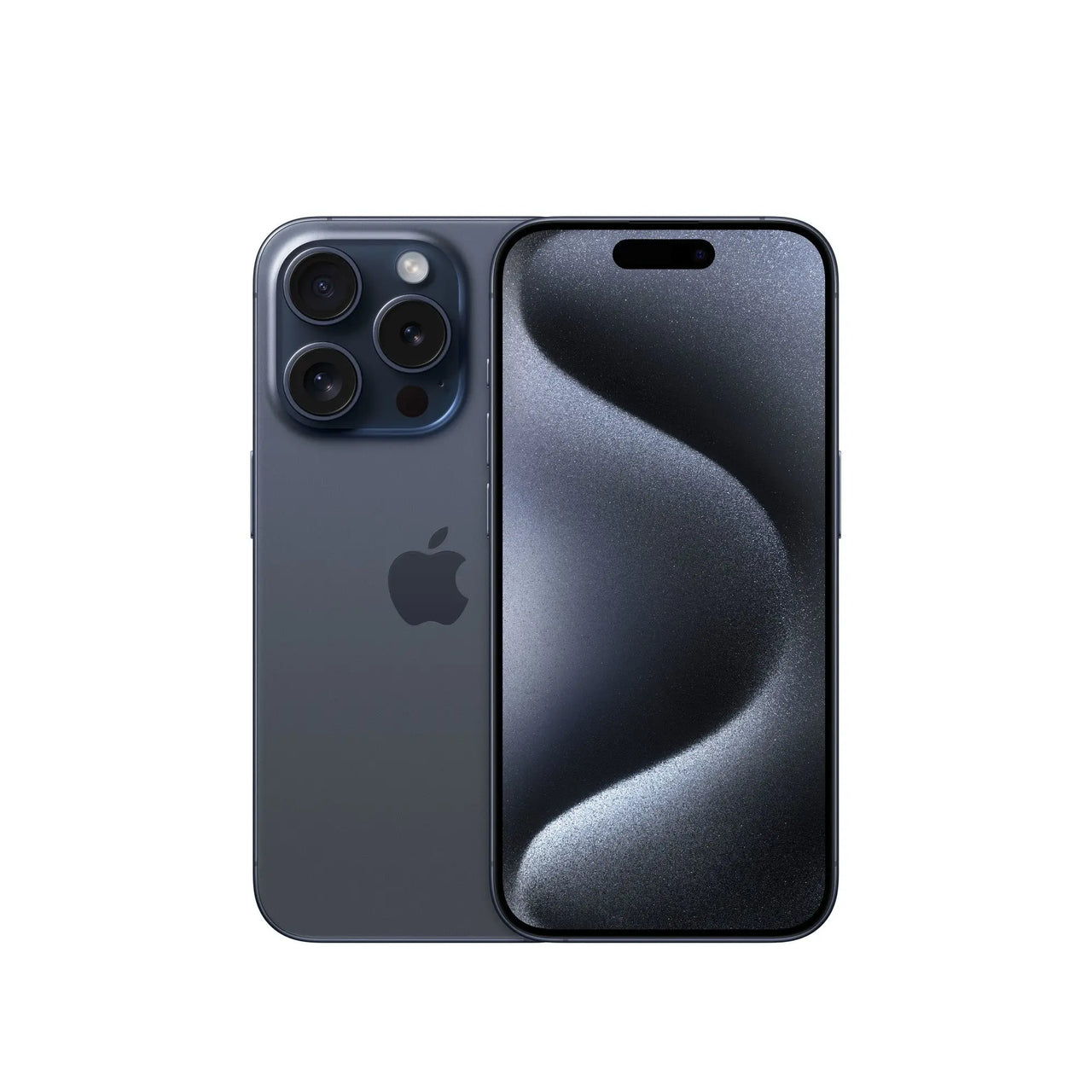 Apple iPhone 15 Pro - 5G smartphone - dual-SIM / Internal Memory 512 GB - OLED display - 6.1" - 2556 x 1179 pixels (120 Hz) - 3x rear cameras 48 MP, 12 MP, 12 MP - front camera 12 MP - natural titanium APPLE