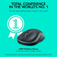 Thumbnail for Logitech Wireless Mouse M185 Grey LOGITECH