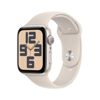 Thumbnail for Apple Watch SE GPS + Cellular 44mm Starlight Aluminium Case w/ Starlight Sport Band - S/M APPLE