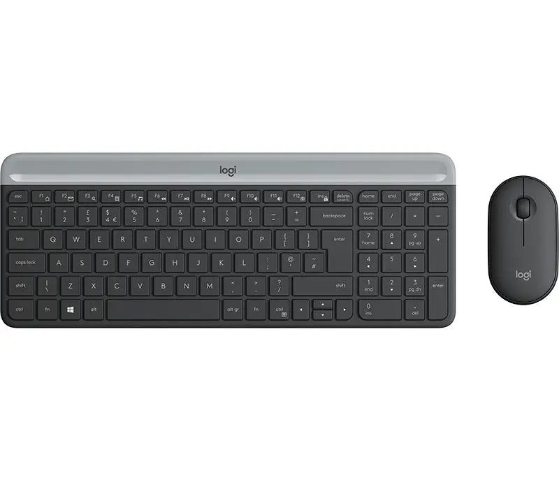 Slim Wireless Keyboard and Mouse Combo MK470 - GoDiscount