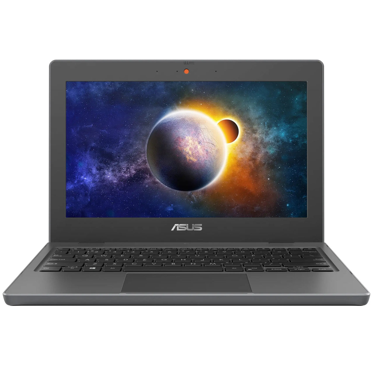 ASUS BR1402C i381XA-3Y - 180-degree hinge design - Intel Core i3 - N305 / up to 3.8 GHz - Win 11 Pro Education - UHD Graphics - 8 GB RAM - 128 GB UFS - 14" TN 1920 x 1080 (Full HD) - Wi-Fi 6, Bluetooth - mineral grey ASUS